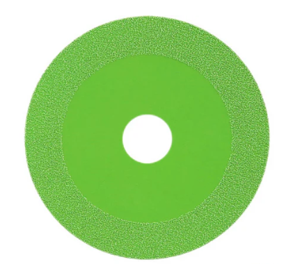 Disc diamantat LASERLINE pentru flex de taiat sticla si cristal 125mm VERDE